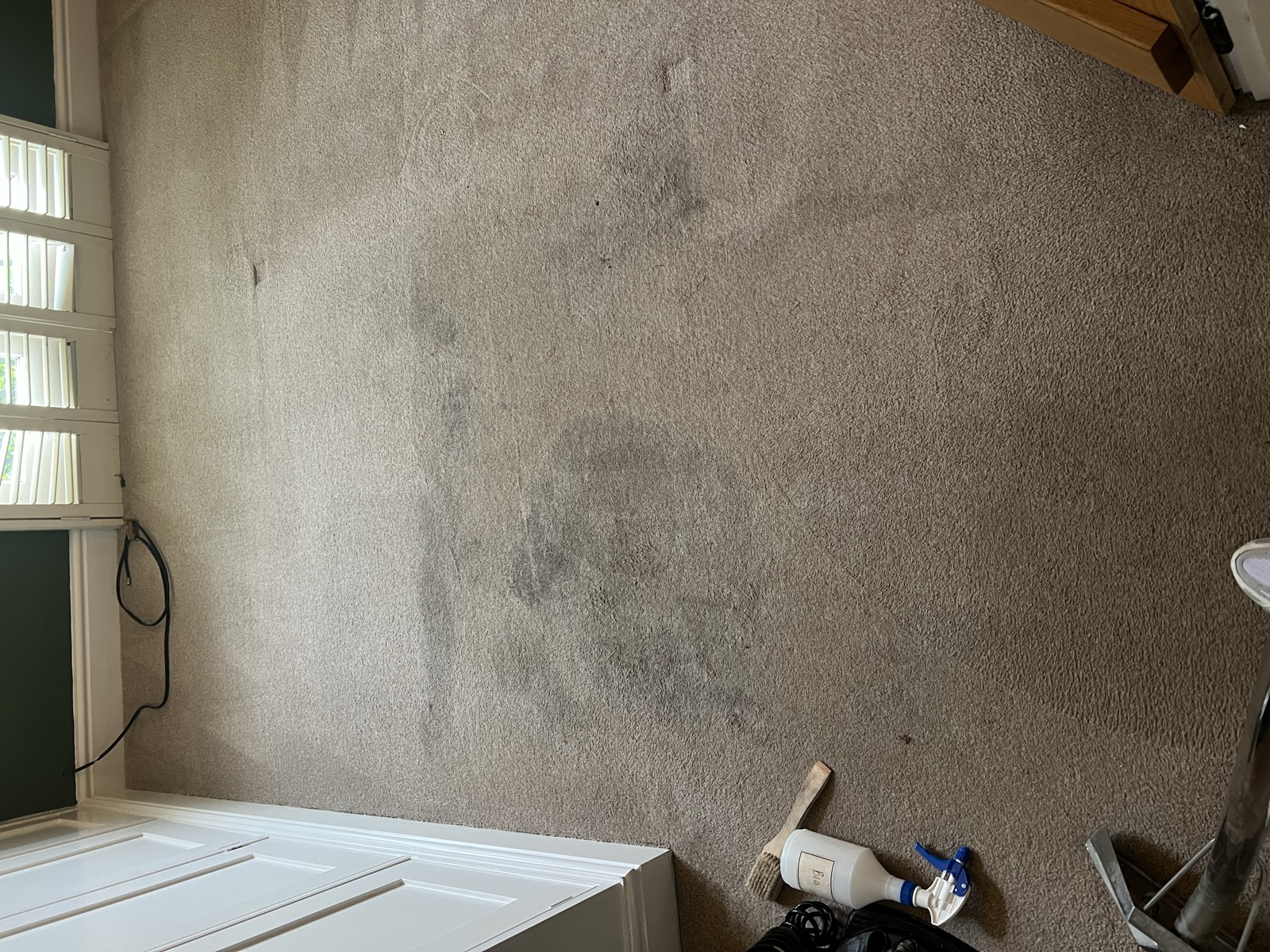 Before: our own cleaning work, May 2025